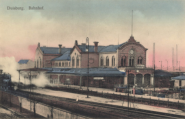 Duisburg Rheinischer Bahnhof um 1900