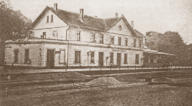 Bahnhof  (Rückansicht) 1900