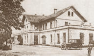 Bahnhof  (Vorderansicht) 1900