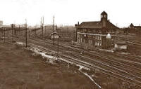 Bahnhof um 1935